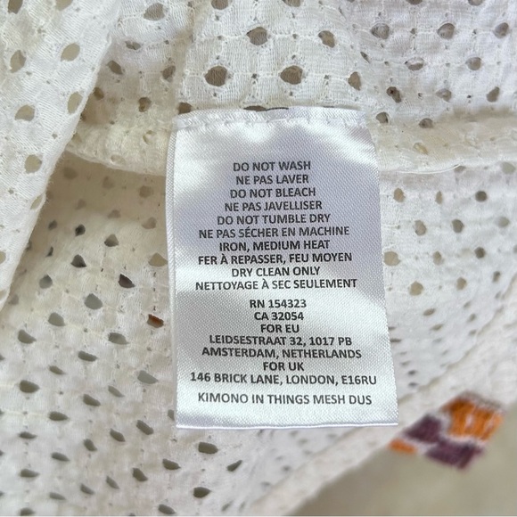 Maeve by Anthropologie Women's One Size Ivory Kimono Duster Open Front Cover Up - Picture 10 of 11